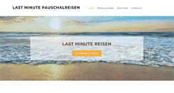 Desktop Screenshot of lastminute-pauschalreisen.de