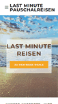 Mobile Screenshot of lastminute-pauschalreisen.de