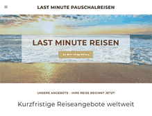 Tablet Screenshot of lastminute-pauschalreisen.de